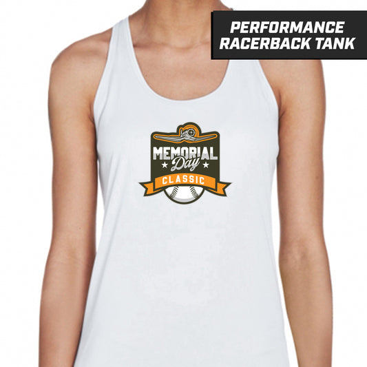 Memorial Day Classic - White - Performance Woman's Racerback Shirt